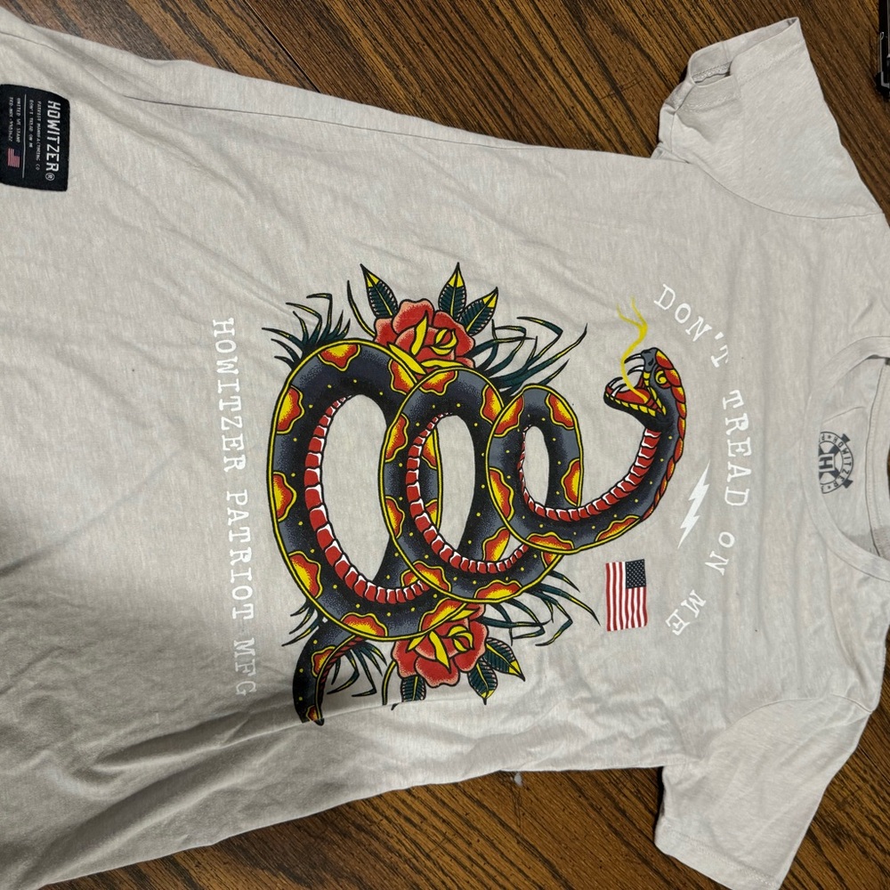 Howitzer Graphic Tee - Snake and Roses